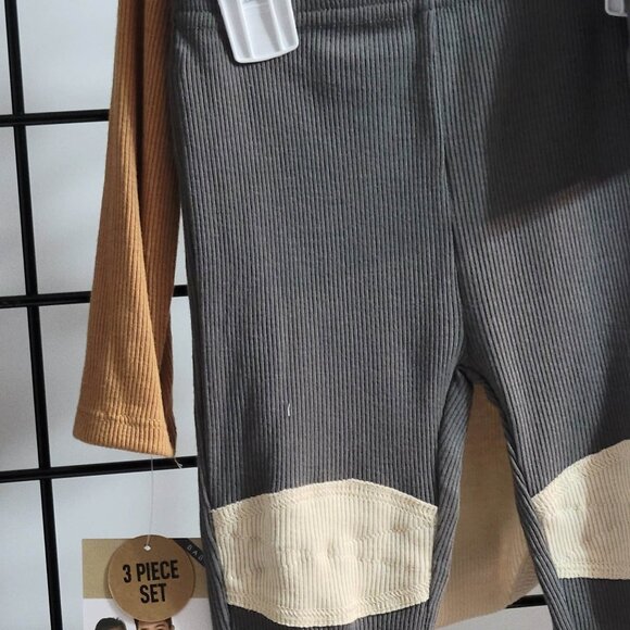 Mario Lopez Baby 3-Piece Set - Stylish Bodysuit and Pants for Newborns (0-3M) - Picture 7 of 9